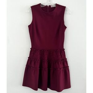 RED VALENTINO - Burgundy Dress